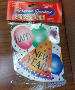 (60 ct.) 9 Happy New Year Shaped G...
