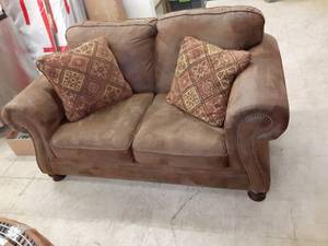 Loveseat Couch With Pillow See Pho...