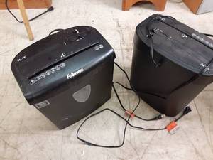 (2) Paper Shredders See Photos...