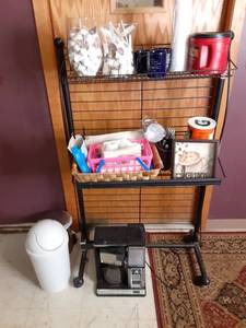 Rolling Metal Cart With Coffee Pot,...