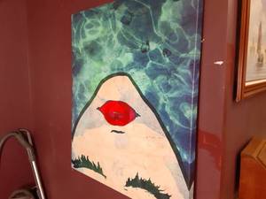 Large Canvas Painting (40 X 47) ...