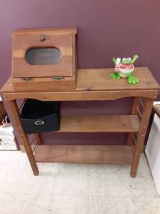 Wood Stand (37 X 11 X 37) With C...