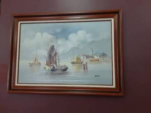 Framed Artwork (43.5 X 31.5) Sig...