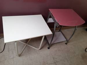 (2) Desks (24 X 19.5 X 29) (27 ...