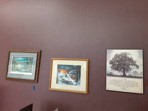 (3) Wall Art Pieces See Photos...