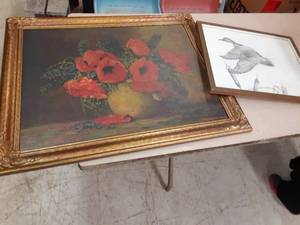 (2) Wall Art Pieces (Largest Piece ...