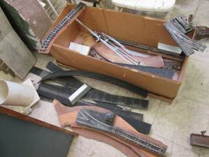 Box of Model Railroad Track See Ph...