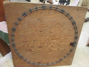 Round Section of Model Railroad Tra...