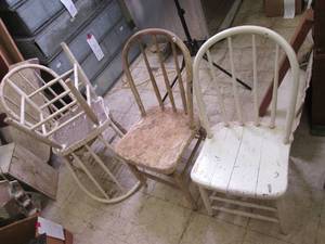 Lot of Vintage Chairs See Photos...