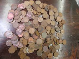 250 Wheat Pennies...