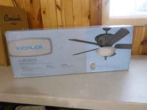 lot 23 image: NEW Kichler Larissa Ceiling Fan