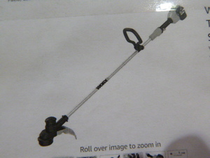 lot 28 image: NEW Worx Cordless Grass Trimmer