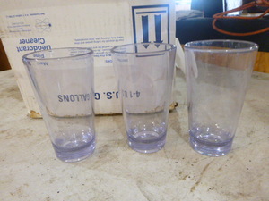 lot 44 image: Plastic Drinking Glasses