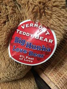 Large Vermont Teddy Bear With The Tag