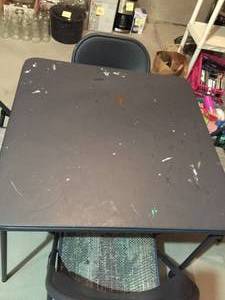 Folding Table With 4 Chairs