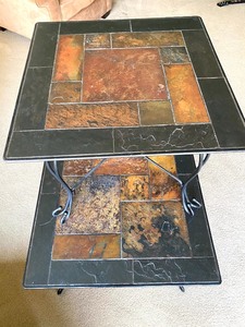 Two Coordinating Accent Tables Coffee Table and End Table