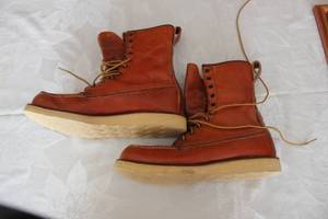 lot 156A image: Red Wing Boots Mens Size 10