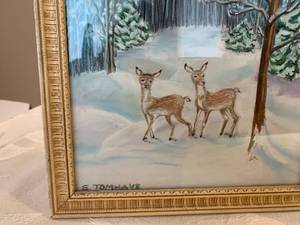 lot 162 image: Winter paintings and photo