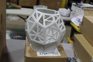 Lot of (2) Accent Dcor Vallejo Lantern White 9Wx10H
