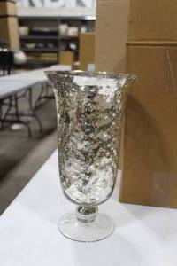 Vase Silver 7Wx13H