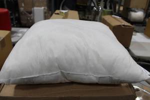 Lot of (4) Foam Pillow Insert 20Lx4THx20W
