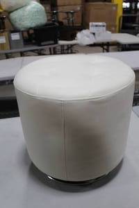 Stool White 17Wx17H
