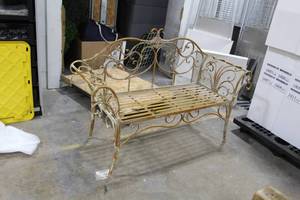 Metal Bench 57Lx20Wx36H