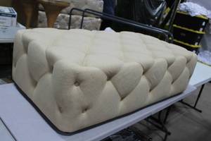 Ottoman Cream 53Lx28Wx14H