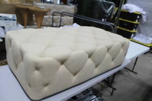 Ottoman Cream 53Lx28Wx14H