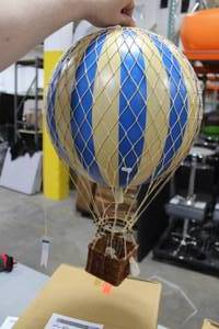 Authentic Models Travels Light Royal Aero Hot Air Balloon Blue 14Wx14H (in box)