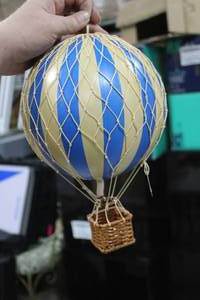 Authentic Models Travels Light Royal Aero Hot Air Balloon Blue 8Wx8H (in box)
