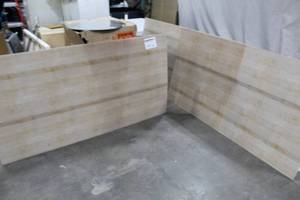 Lot of (3) Plexiglass Sheet Wood Plank Pattern 6Lx4W