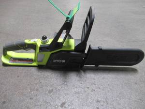 lot 2 image: ONE 10 in. 18-Volt Lithium-Ion Cordless Chainsaw No Battery or Charger (Tool Only), P546A - Like New