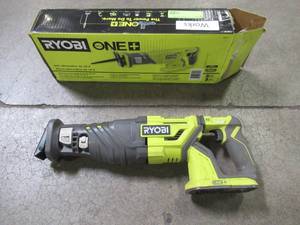 lot 19 image: Ryobi P519 18V One Reciprocating Saw (Tool Only), P519. Used.