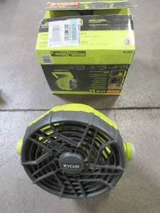 lot 20 image: Ryobi 18-Volt ONE Hybrid Portable Fan (Tool Only), P3320 - Used