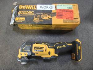 lot 59 image: DEWALT 20-Volt Max Lithium-Ion Cordless Oscillating Multi-Tool (Tool-Only), DCS355B - USED - MISSING ATTACHMENTS.