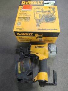 lot 69 image: Dewalt Pneumatic 15-Degree Coil Siding Nailer, DW66C-1 - Slightly Used.