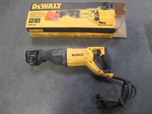 lot 71 image: DEWALT 12 Amp Reciprocating Saw, DWE305 - Used.