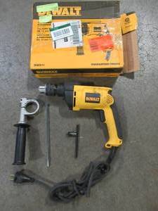 lot 77 image: DEWALT 12 in. Variable Speed Reversible Hammer Drill, DW511 - Used.