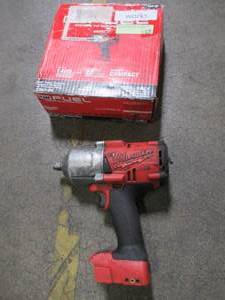 lot 101 image: Milwaukee M18 FUEL 18-Volt Lithium-Ion Brushless Cordless 12 in. Impact Wrench W Friction Ring (Tool-Only) 2767-20, Used.