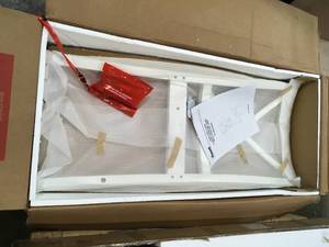 lot 9 image: Lot of 3 Jane 5-Piece White Dining Set by Powell Company Customer Returns See Pictures