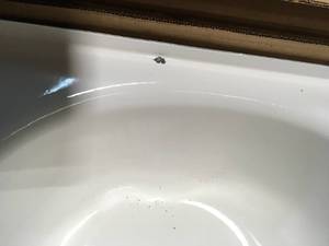 lot 23 image: Kona 54 in. Right Drain Rectangular Alcove Soaking Bathtub in White by Bootz Industries Customer Returns See Pictures