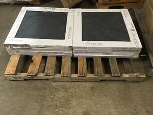 lot 27 image: 8 cases of grey Porcellanato Customer Returns See Pictures
