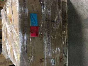 lot 37 image: Lot of 4 Kitchen Sinks Missing Parts Customer Returns See Pictures