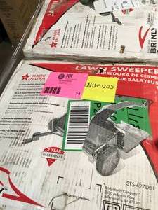 lot 38 image: Lot of 3 Lawn Sweepers One Missing Parts 2 are good Customer Returns See Pictures