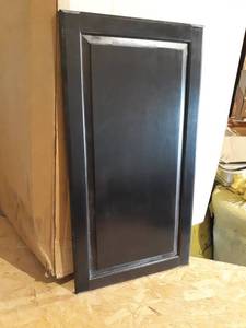 Lot of (3) Mocha Solid Soft Maple Cabinet Doors 18 x 34
