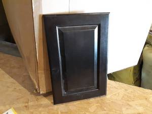Lot of (6) Mocha Solid Soft Maple Cabinet Doors 12 x 18