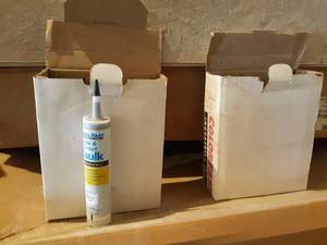Case of (14) Tubes of ColorFast Dove Grey Tile & Grout Caulk  Some Partials