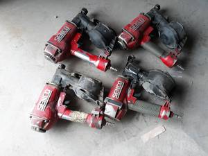 Lot of (5) SENCO Pneumatic Nailers for Parts