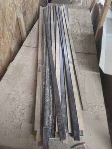 Large Lot of about (40) 1-14 x 7 Mocha Solid Soft Maple MoldingTrim